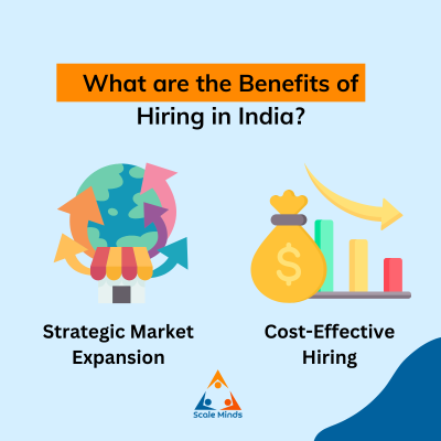 Benefits of hiring offshore employees in India.